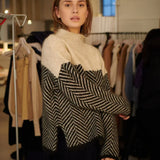 ADELIE | Wysokiej jakości sweter z golfem z eleganckiej dzianiny