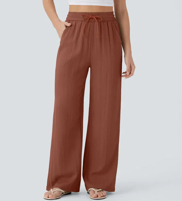 ZAFEIRIA | Eleganckie lniane spodnie