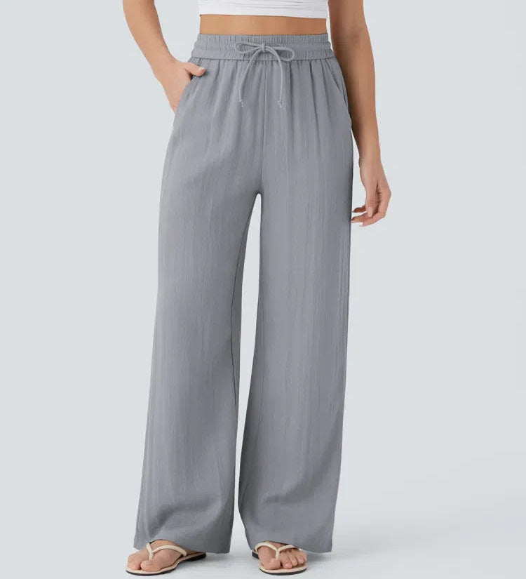 ZAFEIRIA | Eleganckie lniane spodnie