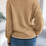 Verity - Elegancki Sweter w Paski