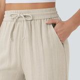 ZAFEIRIA | Eleganckie lniane spodnie
