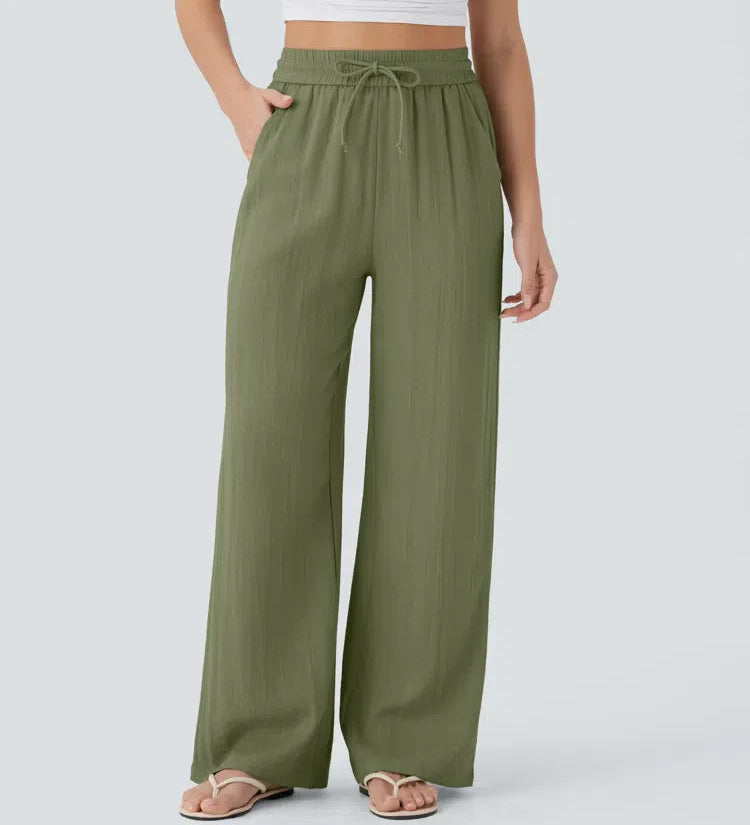 ZAFEIRIA | Eleganckie lniane spodnie