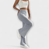 Jennifer - Eleganckie spodnie z szerokimi nogawkami