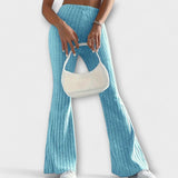 Jennifer - Eleganckie spodnie z szerokimi nogawkami