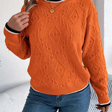 Verity - Elegancki Sweter w Paski