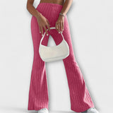 Jennifer - Eleganckie spodnie z szerokimi nogawkami