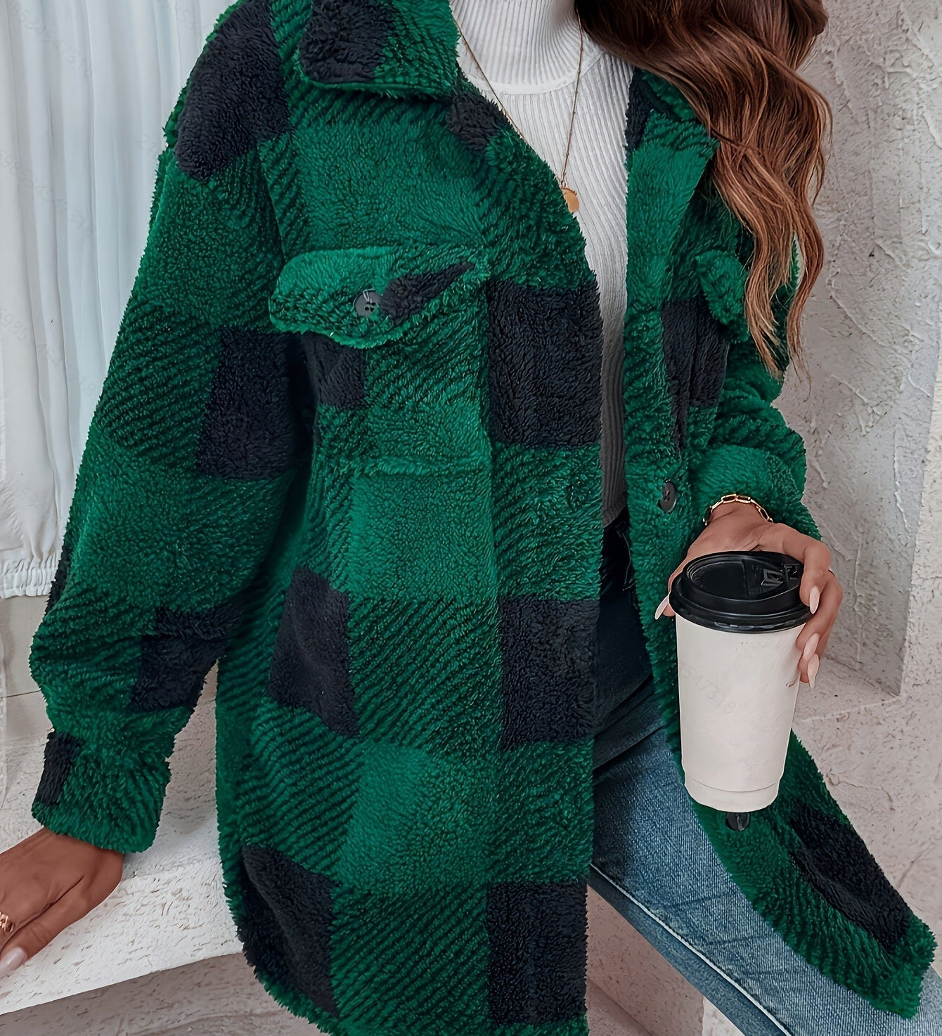 Lily – Miękka pluszowa kurtka