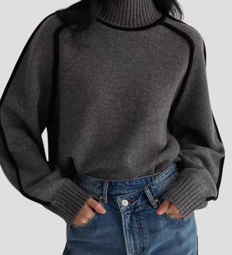 Eloise - Kontrastowy sweter Eloise