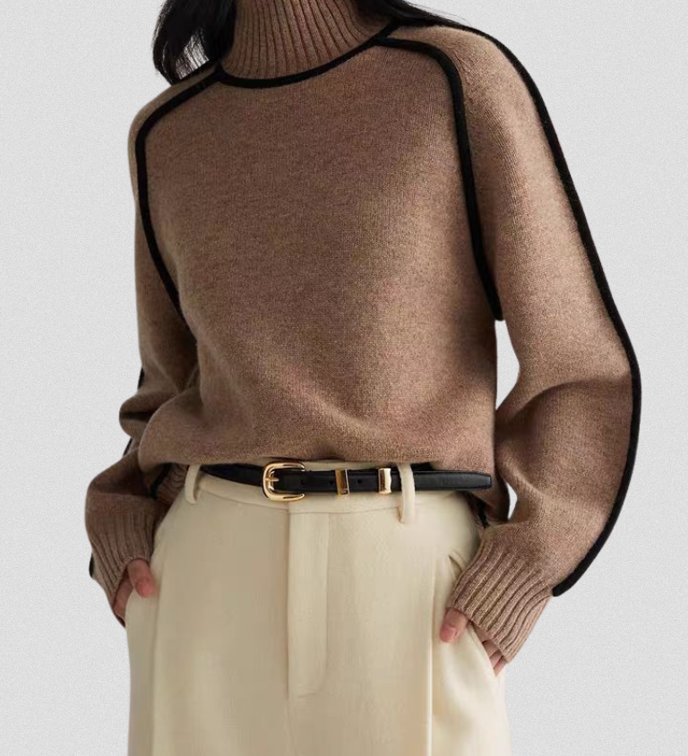 Eloise - Kontrastowy sweter Eloise