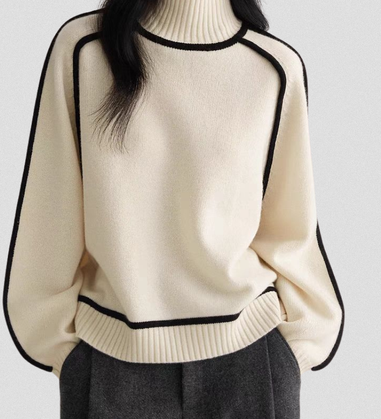 Eloise - Kontrastowy sweter Eloise