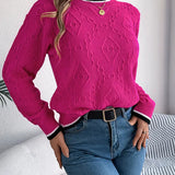 Verity - Elegancki Sweter w Paski