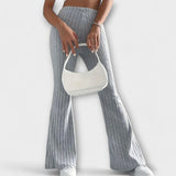 Jennifer - Eleganckie spodnie z szerokimi nogawkami